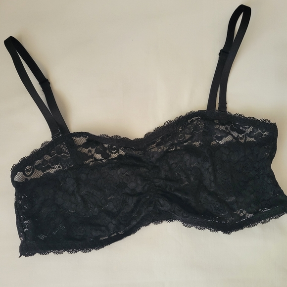 Torrid Curve || 1X Elegant Black Lace Bralette/ Bandeau - Picture 4 of 5